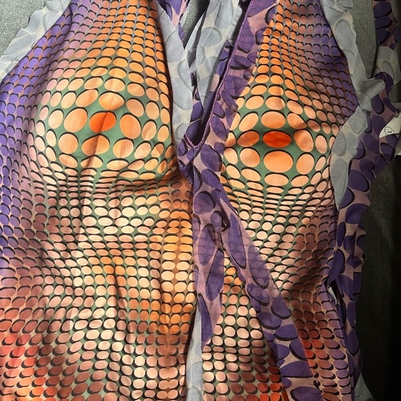 NEW Printed Ruffle Minidress - Picture 3 of 5